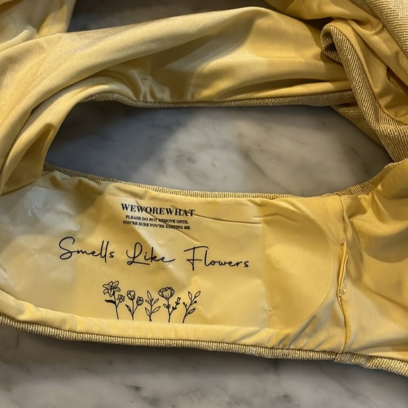 Delilah Bottom - solid glitter sand color - Picture 6 of 6